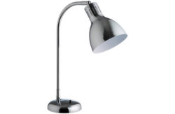 Habitat Bettie Chrome Metal Desk Lamp.